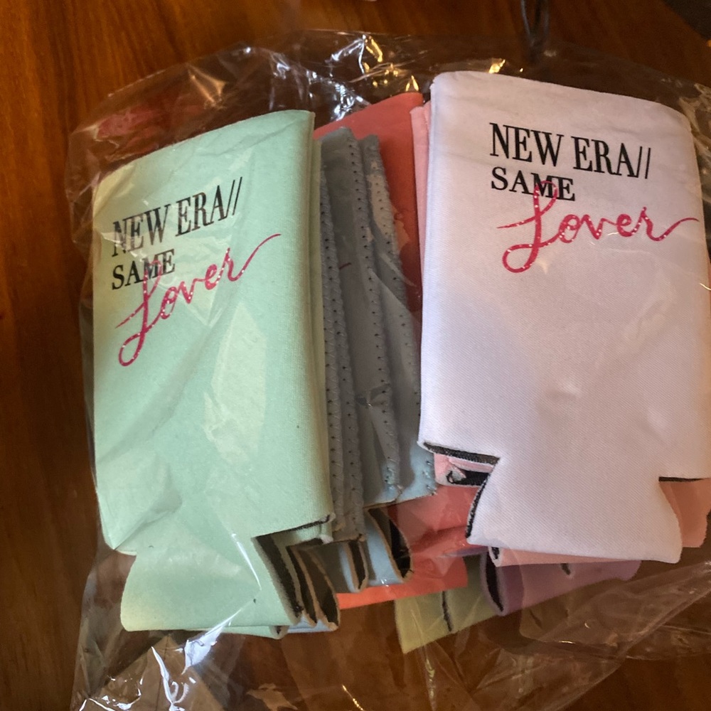 10 Taylor swift koozies - seltzer/tall can size.